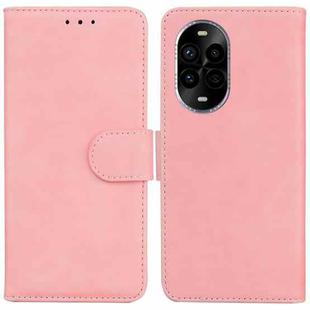 For Huawei nova 13 Pro Skin Feel Pure Color Flip Leather Phone Case(Pink)