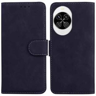 For Huawei nova 14 Skin Feel Pure Color Flip Leather Phone Case(Black)