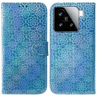 For Xiaomi 15 Colorful Magnetic Buckle Leather Phone Case(Blue)