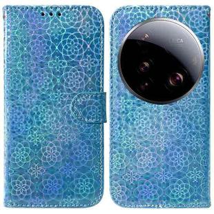 For Xiaomi 15 Ultra Colorful Magnetic Buckle Leather Phone Case(Blue)