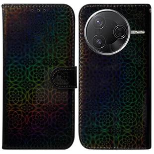 For Redmi K80 / K80 Pro / Xiaomi Poco F7 Pro Colorful Magnetic Buckle Leather Phone Case(Black)