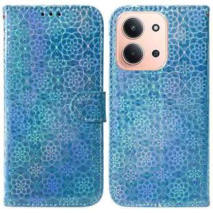For Redmi 15C 4G 173.1mm / 15C 5G 173.1mm Colorful Magnetic Buckle Leather Phone Case(Blue)