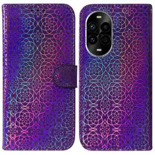 For Huawei nova 13 Pro Colorful Magnetic Buckle Leather Phone Case(Purple)