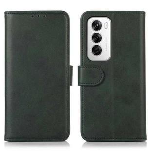 For OPPO Reno12 5G Global Cow Texture Flip Leather Phone Case(Green)