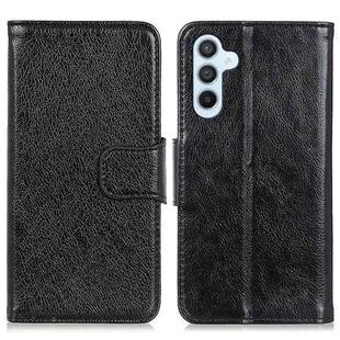 For Samsung Galaxy S24 FE 5G Nappa Texture Horizontal Flip Leather Phone Case(Black)