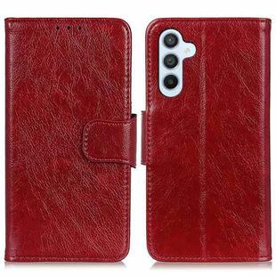 For Samsung Galaxy S24 FE 5G Nappa Texture Horizontal Flip Leather Phone Case(Red)