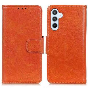 For Samsung Galaxy S24 FE 5G Nappa Texture Horizontal Flip Leather Phone Case(Orange)