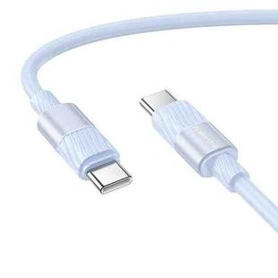 Borofone BX106 60W USB-C / Type-C to USB-C / Type-C Fast Charge Data Cable, Length:1m(Blue)
