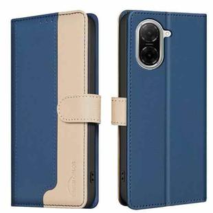 For Redmi A5 4G 171.7mm Color Matching RFID Anti-theft Leather Phone Case(Blue)
