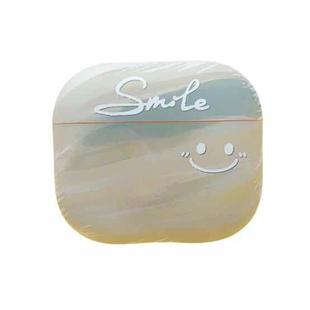 For AirPods 3 Smile Clouds Earbuds Box Frosted TPU Case(Green)