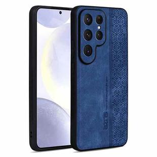For Samsung Galaxy S25 Ultra 5G AZNS 3D Embossed Skin Feel Phone Case(Sapphire Blue)