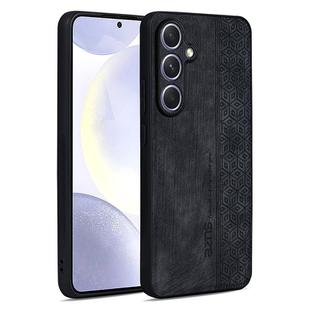 For Samsung Galaxy S25+ 5G AZNS 3D Embossed Skin Feel Phone Case(Black)