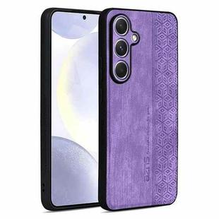For Samsung Galaxy S25+ 5G AZNS 3D Embossed Skin Feel Phone Case(Purple)