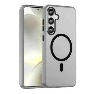 For Samsung Galaxy S24+ 5G MagSafe Frosted Translucent TPU + PC Full Coverage Phone Case(Black)