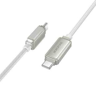 Borofone BU53 Meteor 1.2m 60W USB-C / Type-C to USB-C / Type-C Charging Data Cable(Grey)