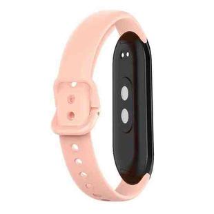 12mm Solid Color Silicone Watch Band(Pink)