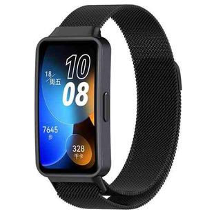 For Huawei Band 9 / 9 NFC Milanese Metal Watch Band(Black)