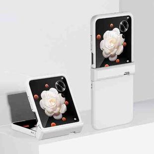 For Honor Magic V Flip 3 Parts Skin Feel PC Full Coverage Shockproof Phone Case(White)
