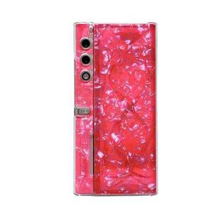 For Honor Magic V Purse Pearlescent Shell Texture Phone Case(Red)