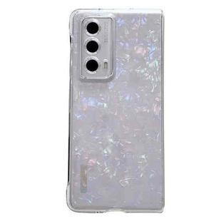 For Honor Magic Vs2 Pearlescent Shell Texture Phone Case(Beige)