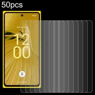 For HMD Skyline 50pcs 0.26mm 9H 2.5D Tempered Glass Film