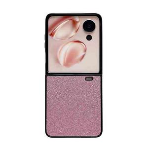 For Honor Magic V Flip Gradient Color Glitter Shockproof Protective Phone Case(Purple)