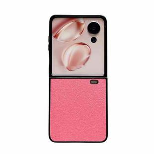 For Honor Magic V Flip Gradient Color Glitter Shockproof Protective Phone Case(Rose Red)
