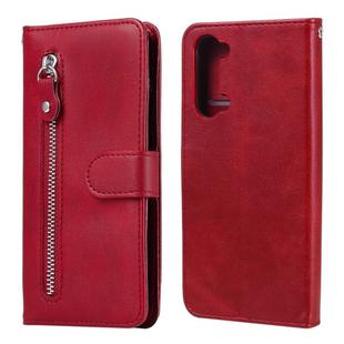 For OPPO Reno3 5G/ Find X2 Lite Fashion Calf Texture Zipper Horizontal Flip Leather Case with Holder & Card Slots & Wallet Function(Red)