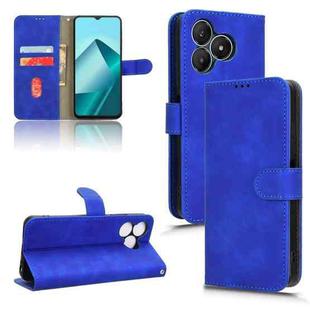 For Wiko T20 Skin Feel Magnetic Flip Leather Phone Case(Blue)