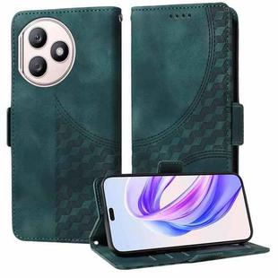 For Honor X50i 5G / 90 Lite Embossed Rhombus Starry Leather Phone Case(Green)