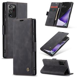 For Samsung Galaxy Note20 Ultra CaseMe Multifunctional Horizontal Flip Leather Case, with Card Slot & Holder & Wallet(Black)