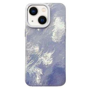 For iPhone 13 Tinfoil Texture Colorful Lens Frame IMD Acrylic Phone Case(Silver)