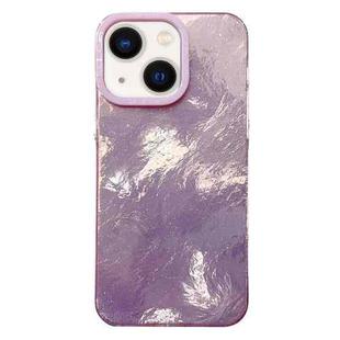For iPhone 13 Tinfoil Texture Colorful Lens Frame IMD Acrylic Phone Case(Pink)