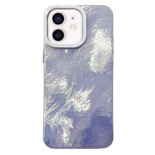 For iPhone 12 Pro Max Tinfoil Texture Colorful Lens Frame IMD Acrylic Phone Case(Silver)