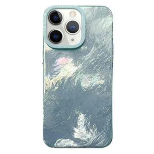 For iPhone 11 Pro Max Tinfoil Texture Colorful Lens Frame IMD Acrylic Phone Case(Green)