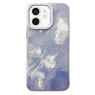 For iPhone 11 Tinfoil Texture Colorful Lens Frame IMD Acrylic Phone Case(Silver)