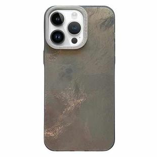 For iPhone 12 Pro Tinfoil Texture Diamond Lens Frame IMD Acrylic Phone Case(Black)