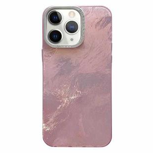 For iPhone 11 Pro Max Tinfoil Texture Diamond Lens Frame IMD Acrylic Phone Case(Pink)