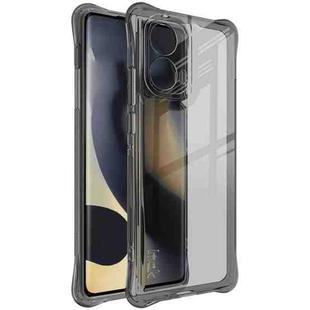 For Motorola Edge 2024 imak Shockproof Airbag TPU Phone Case(Transparent Black)