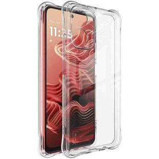 For Motorola Moto G35 5G imak Shockproof Airbag TPU Phone Case(Transparent)