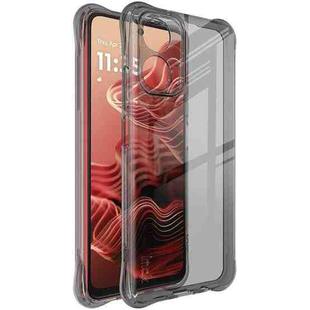 For Motorola Moto G35 5G imak Shockproof Airbag TPU Phone Case(Transparent Black)