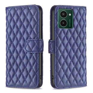 For HMD Pulse PRO / Pulse / Pulse+ Diamond Lattice Wallet Flip Leather Phone Case(Blue)