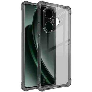 For Realme GT 6 5G Global imak Shockproof Airbag TPU Phone Case(Transparent Black)