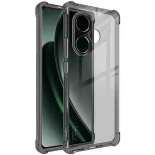 For Realme GT 6T 5G Global imak Shockproof Airbag TPU Phone Case(Transparent Black)