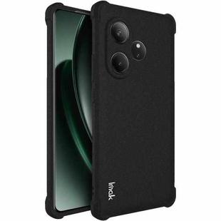 For Realme GT 6T 5G Global imak Shockproof Airbag TPU Phone Case(Matte Black)