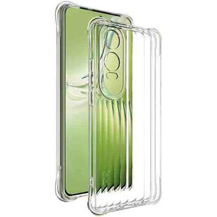 For OPPO K12x 5G IMAK Corrugated Texture Airbag TPU Phone Case(Transparent)