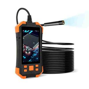 T20 4.3 inch IPS Screen 5.5mm Single Camera IP67 Waterproof Hard Cable Digital Endoscope, Length:2m(Black Orange)