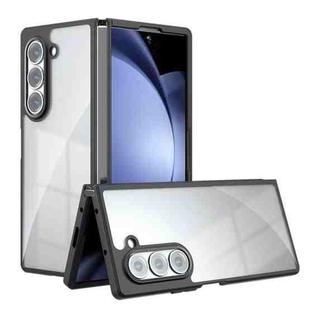 For Samsung Galaxy Z Fold6 Armor PC Hybrid TPU Phone Case(Transparent)