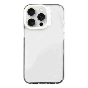 For iPhone 13 Pro Max Colorful Wavy Circle PC Hybrid TPU Phone Case(White)