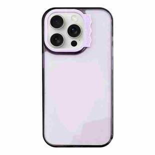For iPhone 13 Pro Max Colorful Wavy Circle PC Hybrid TPU Phone Case(Purple)